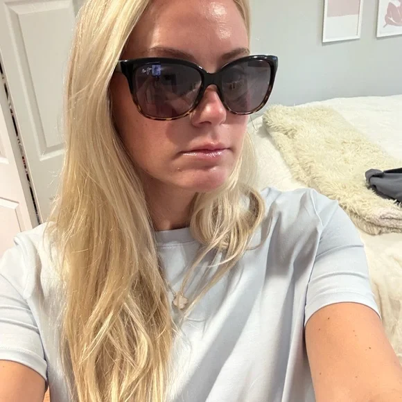 Maui Jim Rooftops frame - Black with Tortoise Sunglasses - Picture 5 of 5